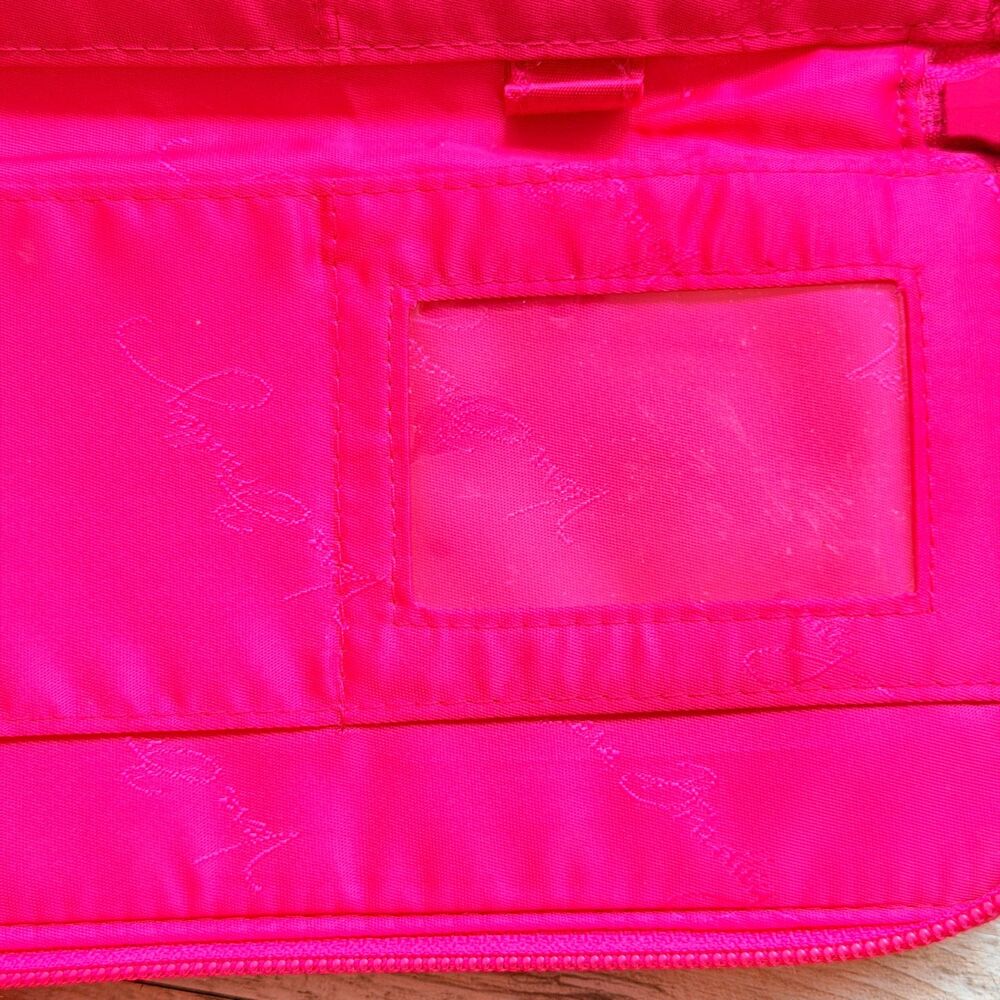 Vera Bradley Y2K Wristlet Raspberry Fizz Zip Around Wallet Pink Floral Paisley - Picture 11 of 11